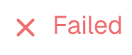 Failed